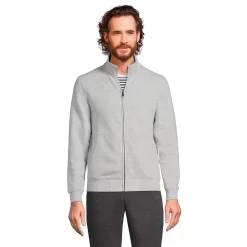 Men's Lands' End Serious Sweats Mockneck Full-Zip Jacket