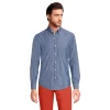 Big & Tall Lands' End Button-Down Traditional Fit Chambray Shirt -Stylish Men-Lands' End 6175809 Dark Wash