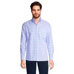 Big & Tall Lands' End Tailored-Fit Sail Rigger Oxford Shirt