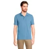 Big & Tall Lands' End Slub Pocket Polo 2 Big & Tall Lands' End Slub Pocket Polo -Stylish Men-Lands' End 6175812 Muted Blue