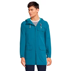 Men's Lands' End Water Resistant Rain Parka